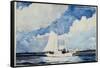 Fishing Schooner, Nassau, C.1898-99-Winslow Homer-Framed Stretched Canvas