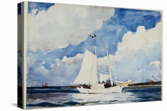 Fishing Schooner, Nassau, C.1898-99-Winslow Homer-Stretched Canvas