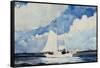 Fishing Schooner, Nassau-Winslow Homer-Framed Stretched Canvas