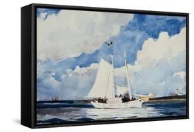Fishing Schooner, Nassau-Winslow Homer-Framed Stretched Canvas