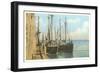 Fishing Schooners, Nantucket, Massachusetts-null-Framed Premium Giclee Print