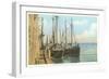 Fishing Schooners, Nantucket, Massachusetts-null-Framed Premium Giclee Print