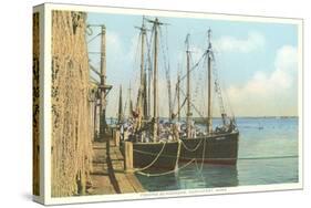 Fishing Schooners, Nantucket, Massachusetts-null-Stretched Canvas