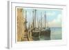 Fishing Schooners, Nantucket, Massachusetts-null-Framed Art Print