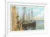 Fishing Schooners, Nantucket, Massachusetts-null-Framed Art Print