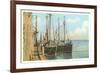 Fishing Schooners, Nantucket, Massachusetts-null-Framed Art Print