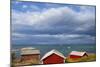 Fishing Sheds, Kjerringoy, Nordland, Norway, Scandinavia, Europe-Doug Pearson-Mounted Photographic Print