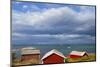 Fishing Sheds, Kjerringoy, Nordland, Norway, Scandinavia, Europe-Doug Pearson-Mounted Photographic Print