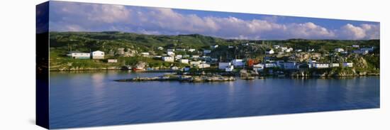 Fishing Sheds on an Island, Rose Blanche, Newfoundland and Labrador, Canada-null-Stretched Canvas