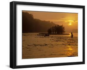 Fishing, Shepherdstown, West Virginia, USA-Kenneth Garrett-Framed Premium Photographic Print