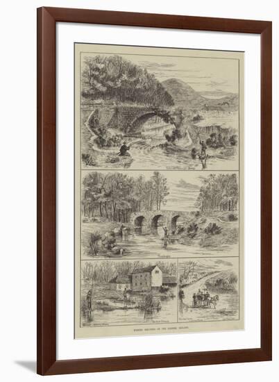 Fishing Sketches on the Dodder, Ireland-Thomas Harrington Wilson-Framed Giclee Print