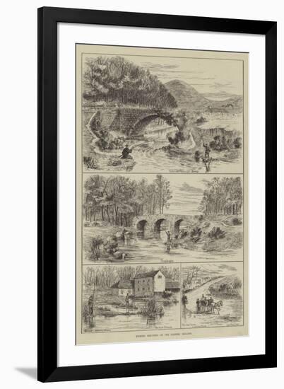 Fishing Sketches on the Dodder, Ireland-Thomas Harrington Wilson-Framed Giclee Print