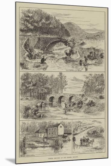 Fishing Sketches on the Dodder, Ireland-Thomas Harrington Wilson-Mounted Giclee Print