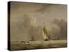 Fishing Smack and Other Vessels in a Strong Breeze, 1830-Joseph Stannard-Stretched Canvas