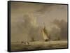 Fishing Smack and Other Vessels in a Strong Breeze, 1830-Joseph Stannard-Framed Stretched Canvas