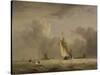 Fishing Smack and Other Vessels in a Strong Breeze, 1830-Joseph Stannard-Stretched Canvas