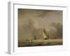 Fishing Smack and Other Vessels in a Strong Breeze, 1830-Joseph Stannard-Framed Giclee Print