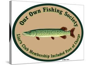 Fishing Society Liars Club-Mark Frost-Stretched Canvas