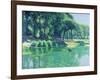 Fishing, Summertime: Dordogne-Edward Dawson-Framed Giclee Print