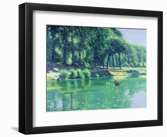 Fishing, Summertime: Dordogne-Edward Dawson-Framed Premium Giclee Print