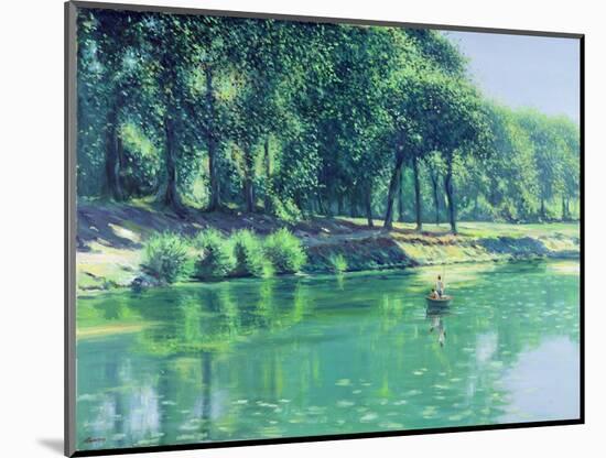 Fishing, Summertime: Dordogne-Edward Dawson-Mounted Premium Giclee Print