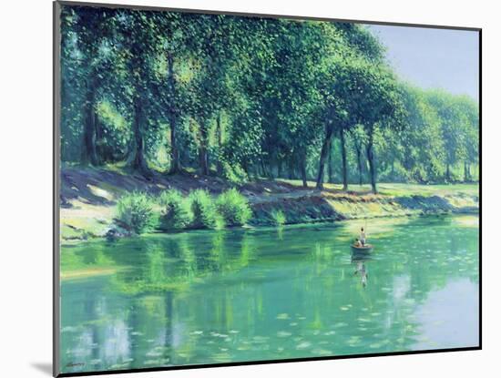 Fishing, Summertime: Dordogne-Edward Dawson-Mounted Giclee Print