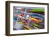 Fishing Tackle Box Lure & Bait-null-Framed Art Print