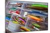 Fishing Tackle Box Lure & Bait-null-Mounted Art Print