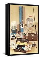 Fishing Tackle-null-Framed Stretched Canvas