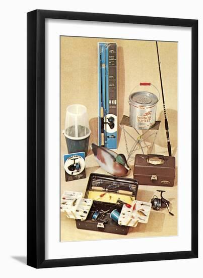 Fishing Tackle-null-Framed Art Print