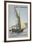 Fishing Tartane Used in the Mediterranean, 18th Century-null-Framed Giclee Print