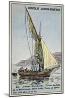 Fishing Tartane Used in the Mediterranean, 18th Century-null-Mounted Giclee Print