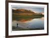 Fishing The Green At Sunset-Donald Paulson-Framed Giclee Print