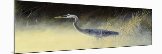 Fishing the Mist-Michael Budden-Mounted Giclee Print