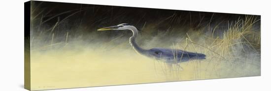 Fishing the Mist-Michael Budden-Stretched Canvas