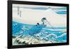 Fishing The Sea by Katushika Hokusai-Trends International-Framed Poster