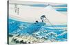 Fishing The Sea by Katushika Hokusai-Trends International-Stretched Canvas