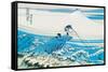 Fishing The Sea by Katushika Hokusai-Trends International-Framed Stretched Canvas