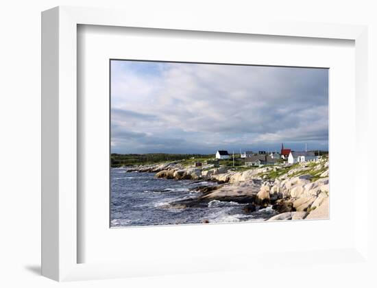 Fishing Town near Peggy's Cove-null-Framed Art Print