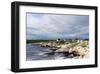 Fishing Town near Peggy's Cove-null-Framed Art Print