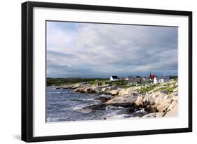 Fishing Town near Peggy's Cove-null-Framed Art Print