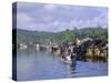 Fishing Trawlers in the Harbour, Phu Quoc Island, Southwest Vietnam, Indochina, Southeast Asia-Tim Hall-Stretched Canvas