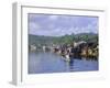 Fishing Trawlers in the Harbour, Phu Quoc Island, Southwest Vietnam, Indochina, Southeast Asia-Tim Hall-Framed Photographic Print