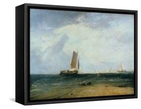 Fishing Upon the Blythe Sand, Tide Setting In, 1809-J. M. W. Turner-Framed Stretched Canvas