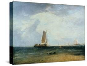 Fishing Upon the Blythe Sand, Tide Setting In, 1809-J. M. W. Turner-Stretched Canvas