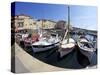 Fishing Vessels and Harbour, St. Tropez, Var, Provence, Cote D'Azur, France, Mediterranean, Europe-Peter Barritt-Stretched Canvas