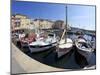 Fishing Vessels and Harbour, St. Tropez, Var, Provence, Cote D'Azur, France, Mediterranean, Europe-Peter Barritt-Mounted Photographic Print