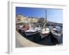 Fishing Vessels and Harbour, St. Tropez, Var, Provence, Cote D'Azur, France, Mediterranean, Europe-Peter Barritt-Framed Photographic Print