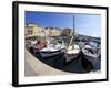 Fishing Vessels and Harbour, St. Tropez, Var, Provence, Cote D'Azur, France, Mediterranean, Europe-Peter Barritt-Framed Photographic Print