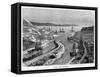 Fishing Vessels in the Harbour at Hayle, Cornwall-null-Framed Stretched Canvas